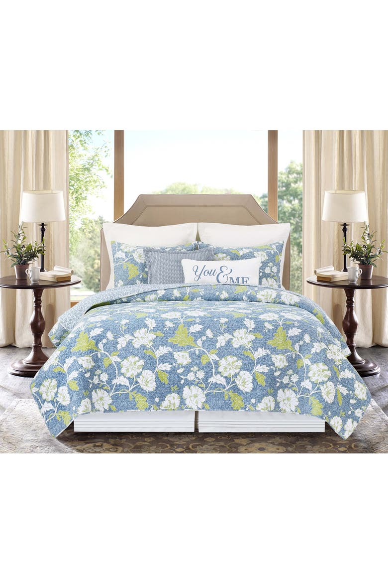 Primrose Scroll Full/Queen 3-Piece Quilt Bedding Set, Alternate, color, Pink