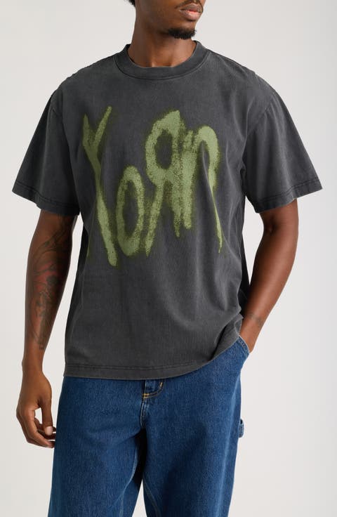 Korn Cotton Graphic T-Shirt