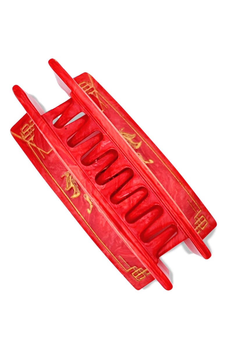 Solar Eclipse Horse Packet Hair Claw Clip, Alternate, color, 