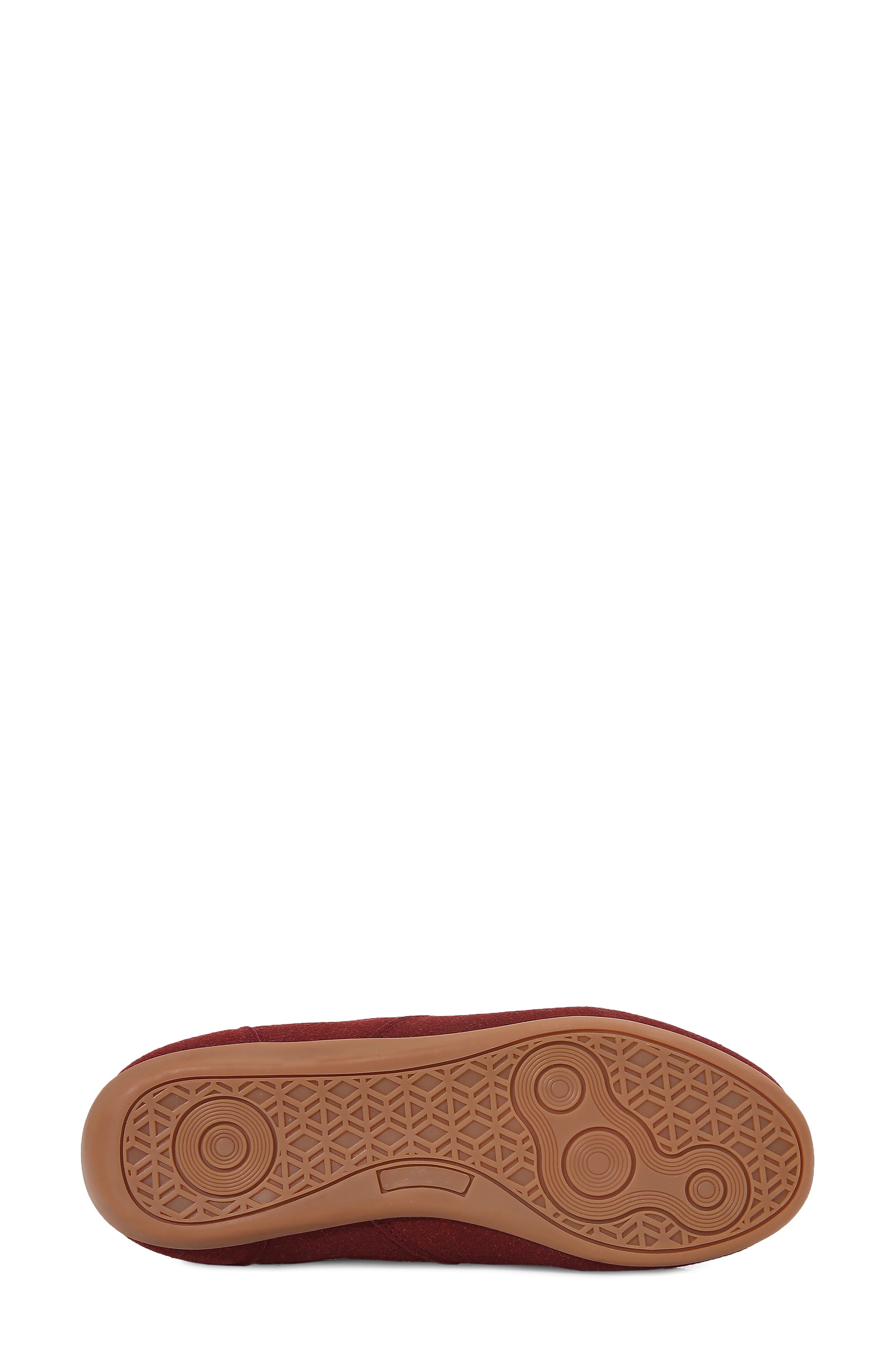T-Toe Sneaker, Alternate, color, BURGUNDY