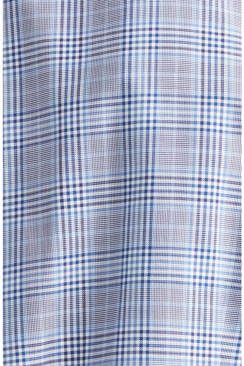 Slim Fit Plaid Button-Up Shirt, Alternate, color, MULTICOLOR BLUE