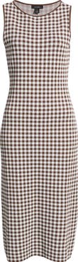 Halogen® Sleeveless Boat Neck Midi Dress