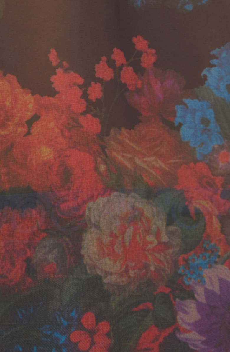 Dries Van Noten Carltone Floral Short Sleeve Button-Up Shirt, Alternate, color, 