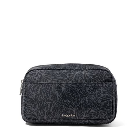 Pocket Cosmetic Bag with Brush Organization