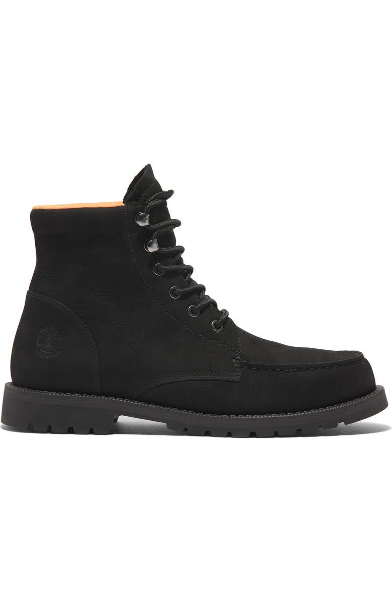 Timberland Redwood Falls Waterproof Lace-Up Boot, Alternate, color, Black Nubuck