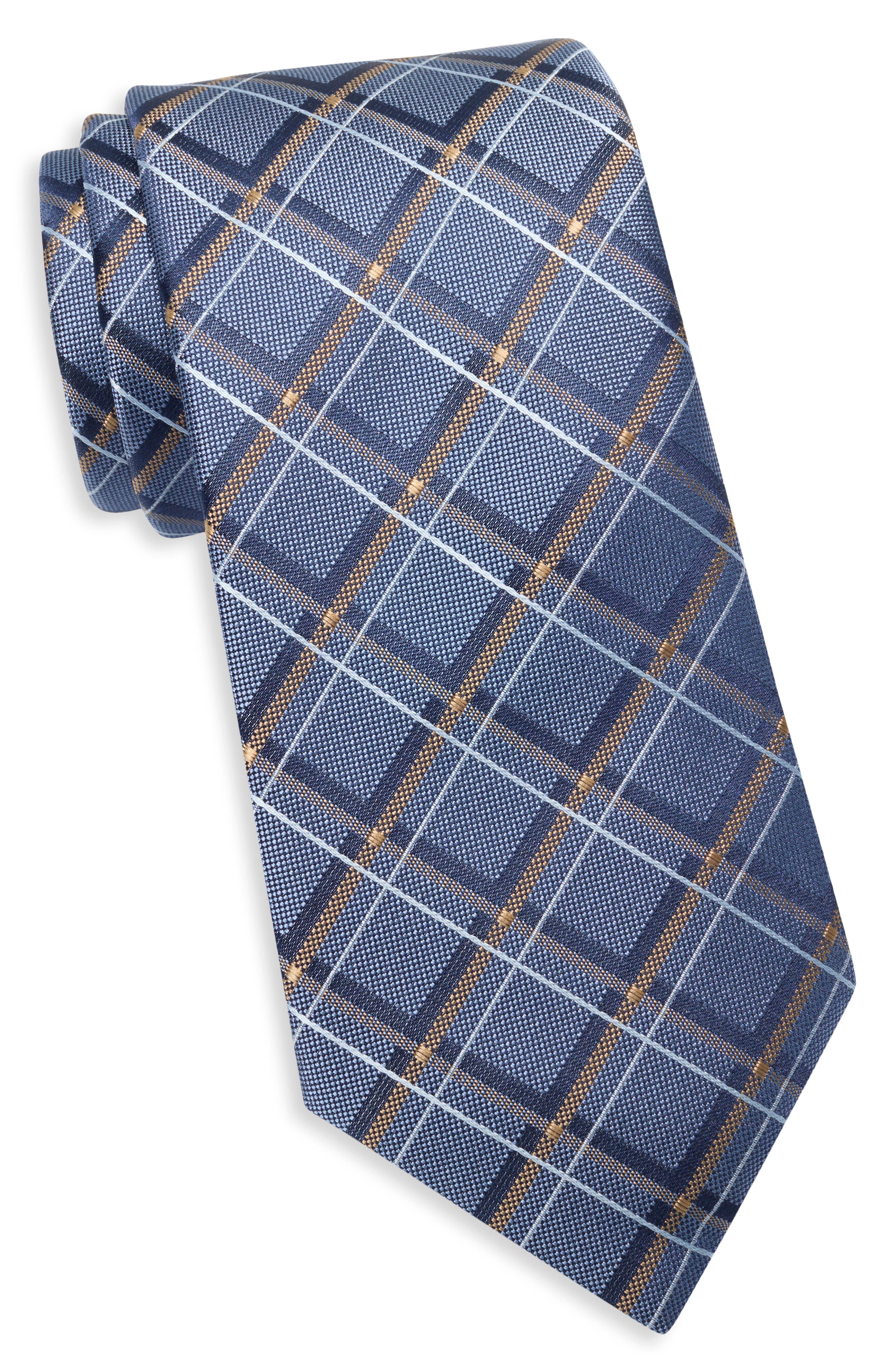 Michael Kors Sabine Grid Print Tie