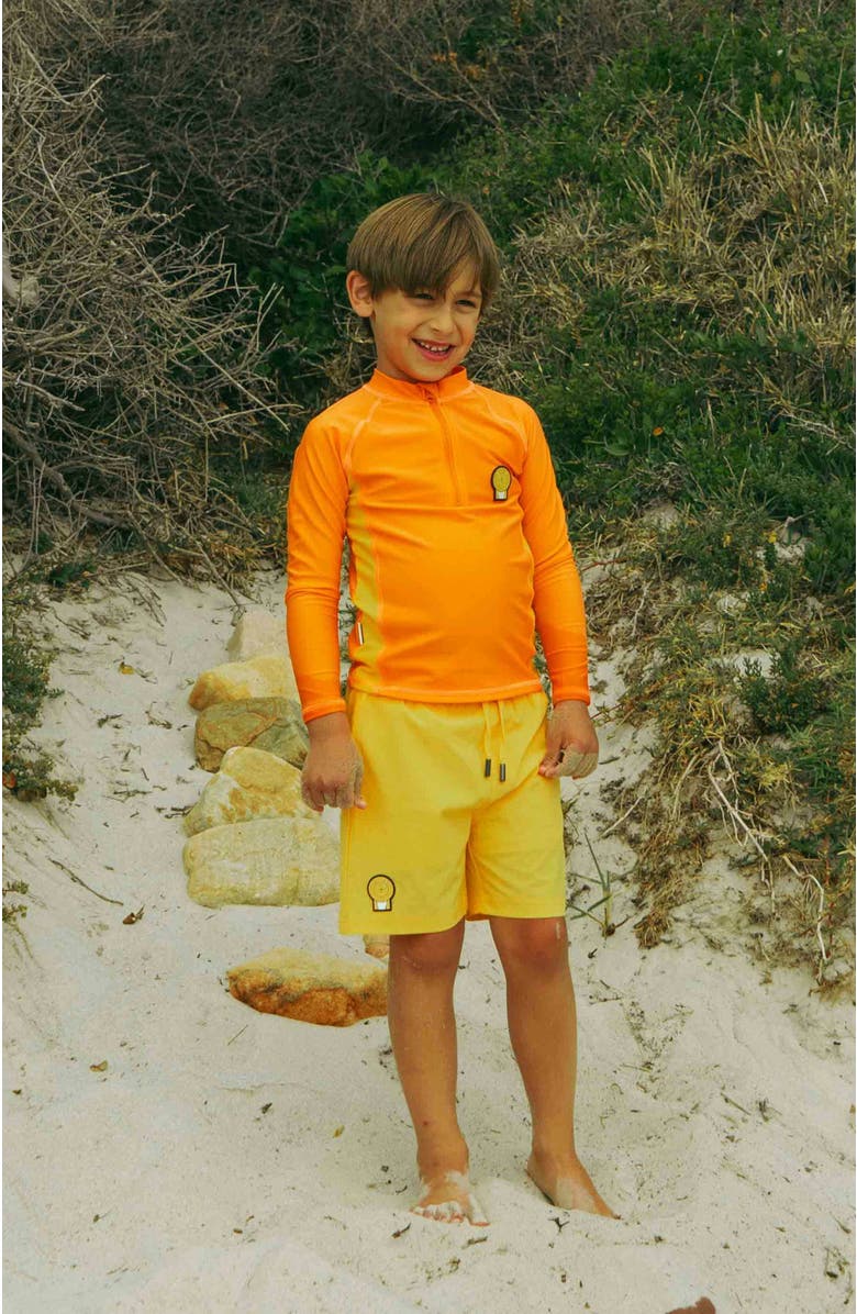 Roarsome Cub Swim Trunk, Alternate, color, Yellow