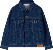 Palm Angels Kids' Classic Logo Denim Jacket