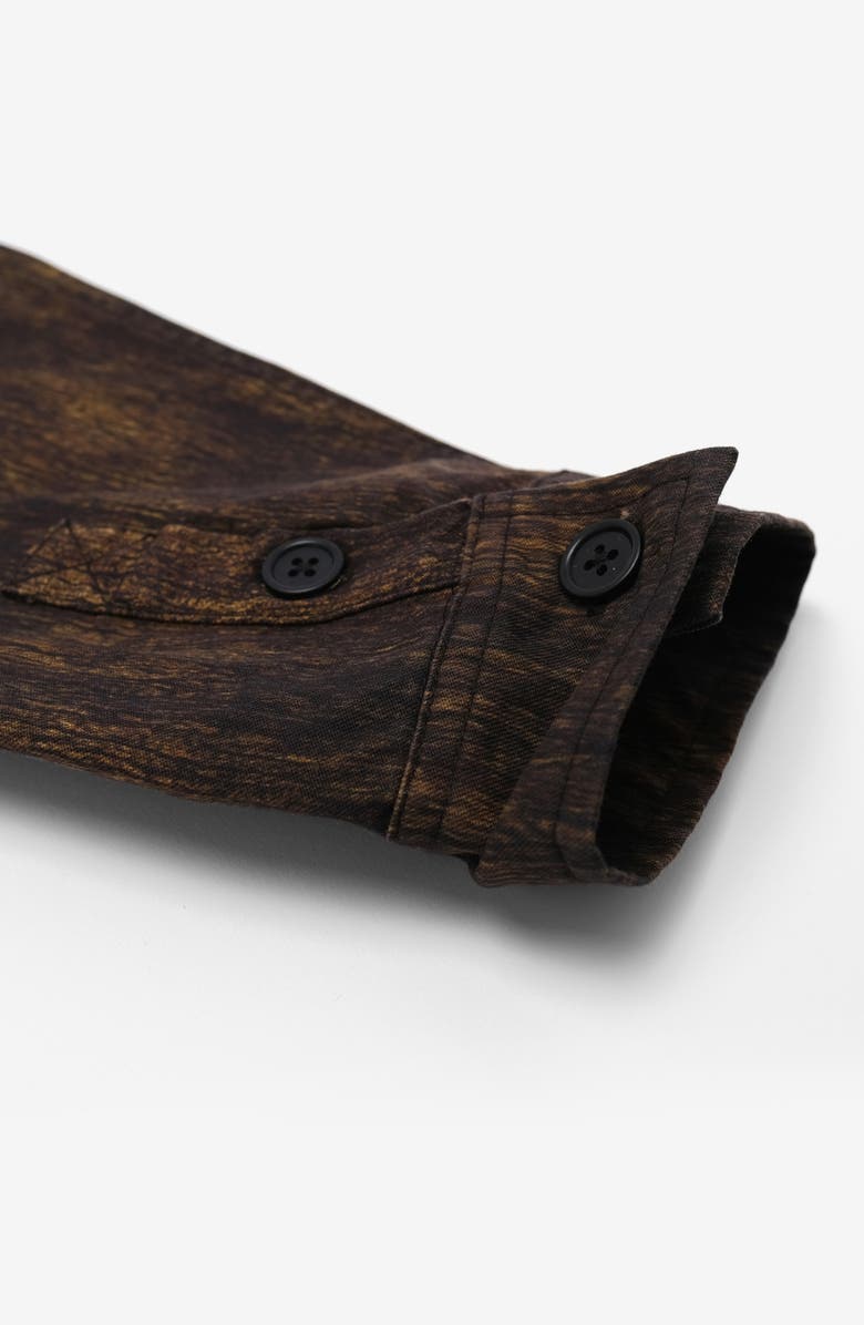 STUDENTS Kennedy Camo Twill Chore Jacket, Alternate, color, Brown