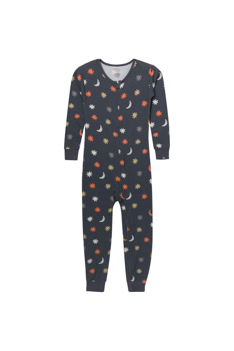 Christmas Snug Fitting Footless Pajamas, Main, color, Stars and Moons