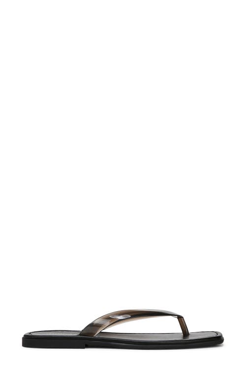 Veronica Beard Clea Flip Flop In Black