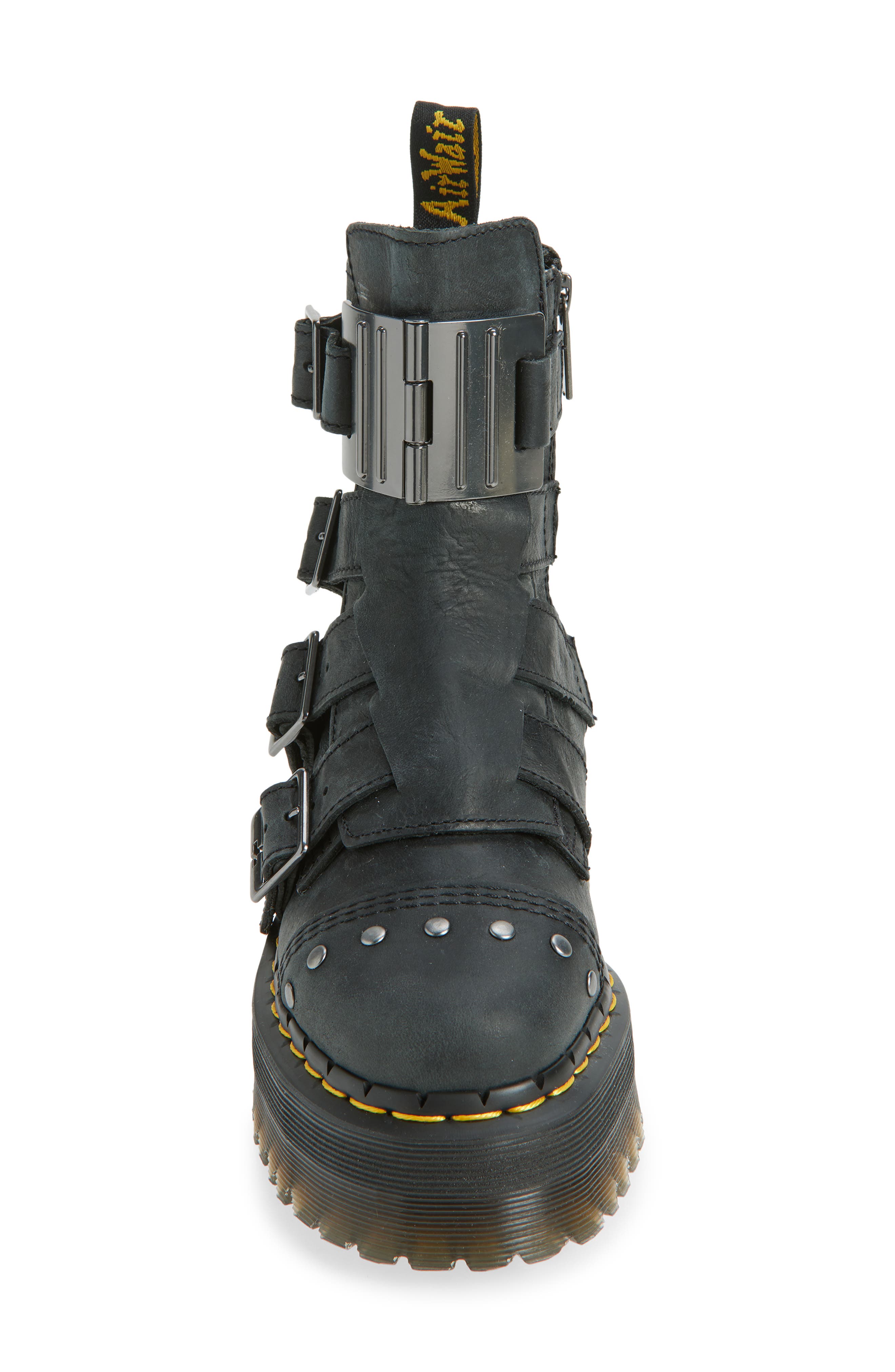 Dr. Martens Jadon Hinge Lug Sole Boot, Alternate, color, Black