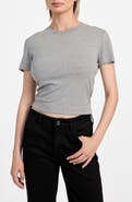 GUESS Basic Crop Mini Logo T-Shirt