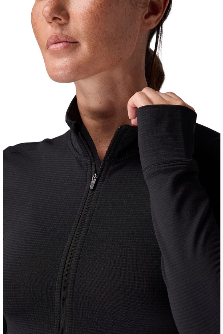 Pines Micrrid Ultra-Lt Baselayer 1/4-Zip Top - Women's, Alternate, color, Black