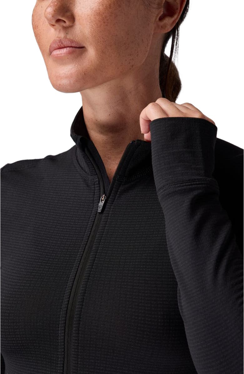 Backcountry Pines Micrrid Ultra-Lt Baselayer 1/4-Zip Top - Women's, Alternate, color, Black