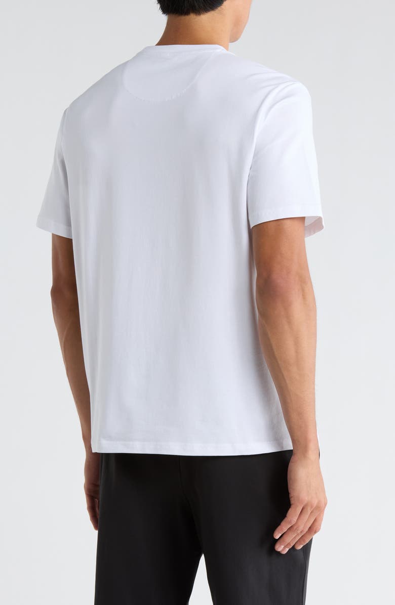 ORIGINAL PENGUIN SPORT Crewneck Stretch Cotton T-Shirt, Alternate, color, Brilliant White