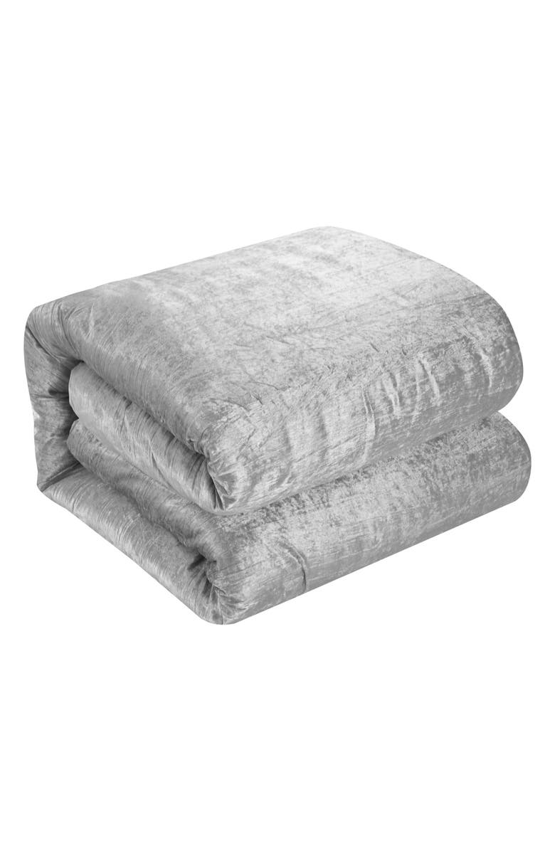 INSPIRED HOME Velvet 8-Piece Comforter Set, Main, color,