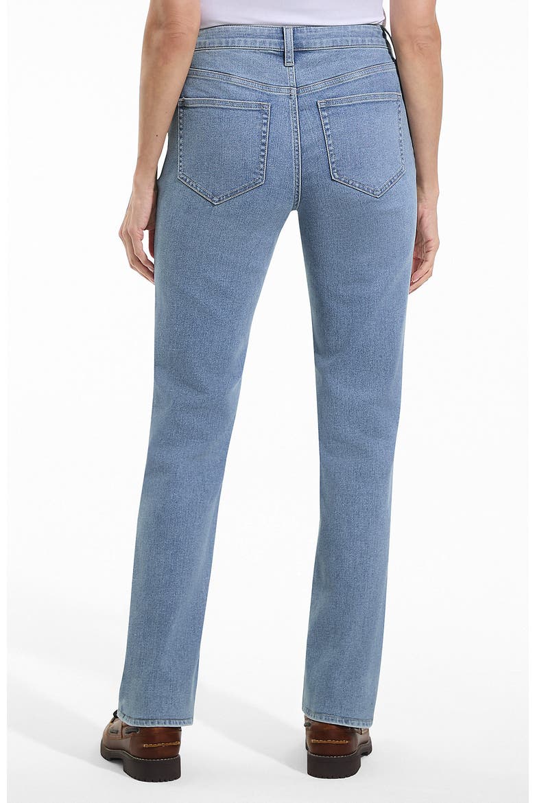 Recover Mid Rise Straight Leg Blue Jeans, Alternate, color, Lake Blue Wash
