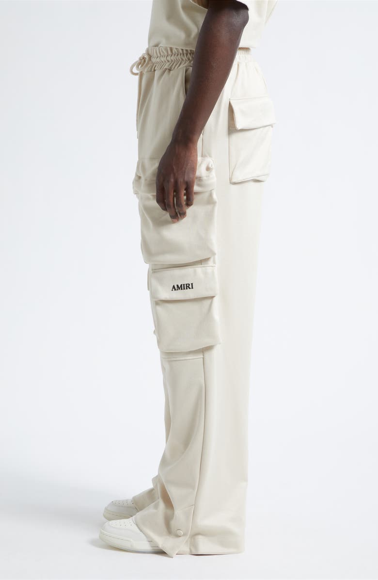 AMIRI Drawstring Cargo Pants, Alternate, color, Alabaster