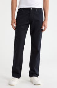 Citizens of Humanity Elijah Relaxed Straight Stretch Cotton & Linen Pants
