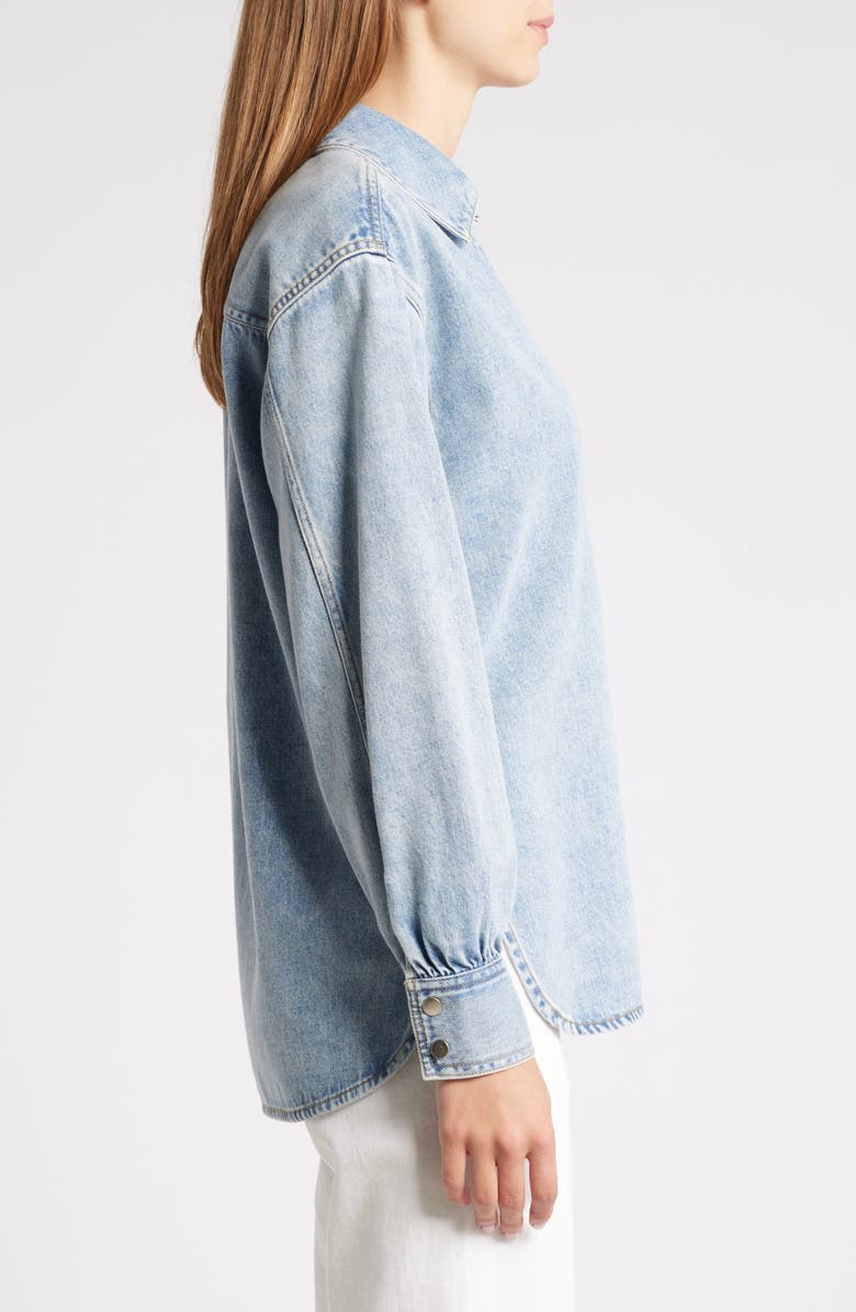 Rails Bennett Denim Popover Shirt, Alternate, color, Faded Indigo