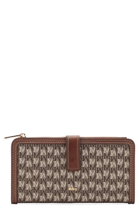 Large Logo Jacquard Wallet