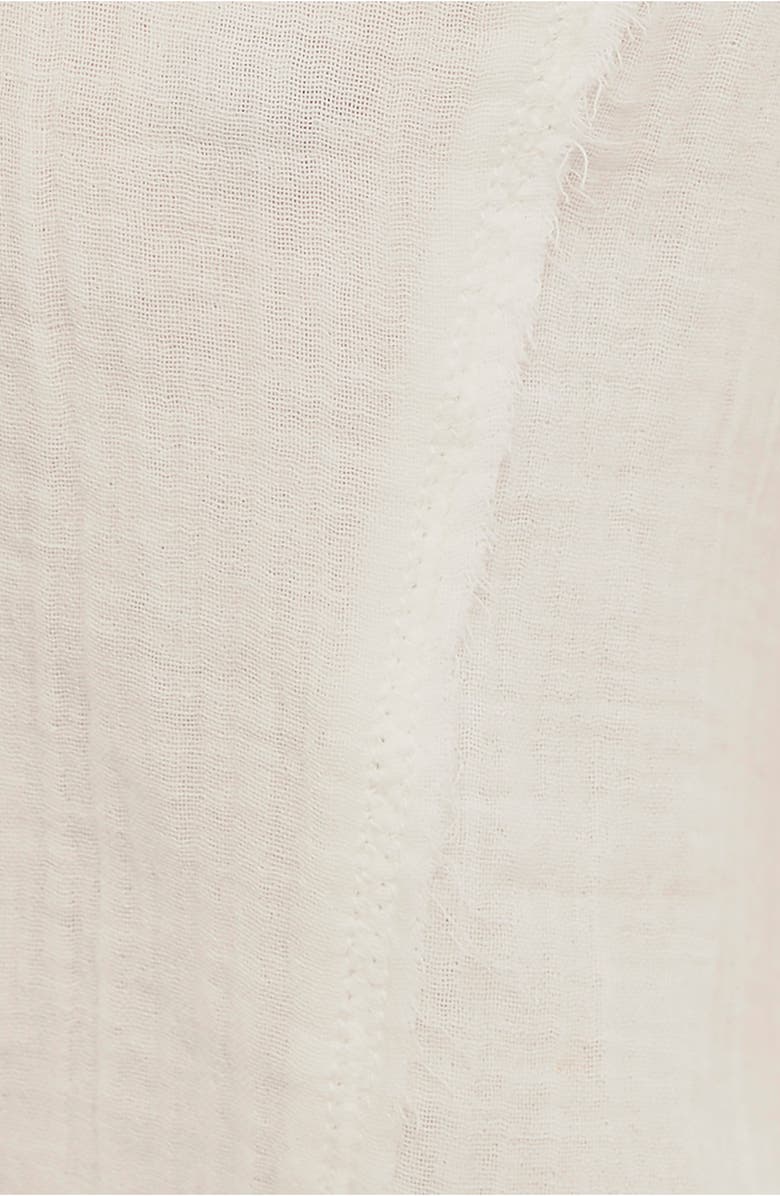 Free People Valley Cotton Doublecloth Button-Up Shirt, Alternate, color, Clean Ivory