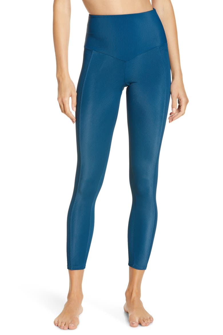 Sweetheart Rib Midi Leggings, Main, color, EMPATHY RIB