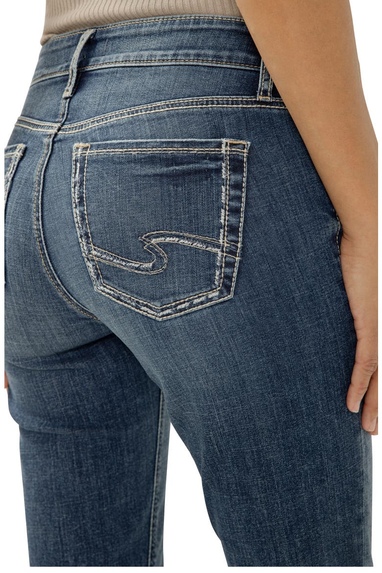 Elyse Curvy Mid Rise Capri Jeans, Alternate, color, BEVERLY