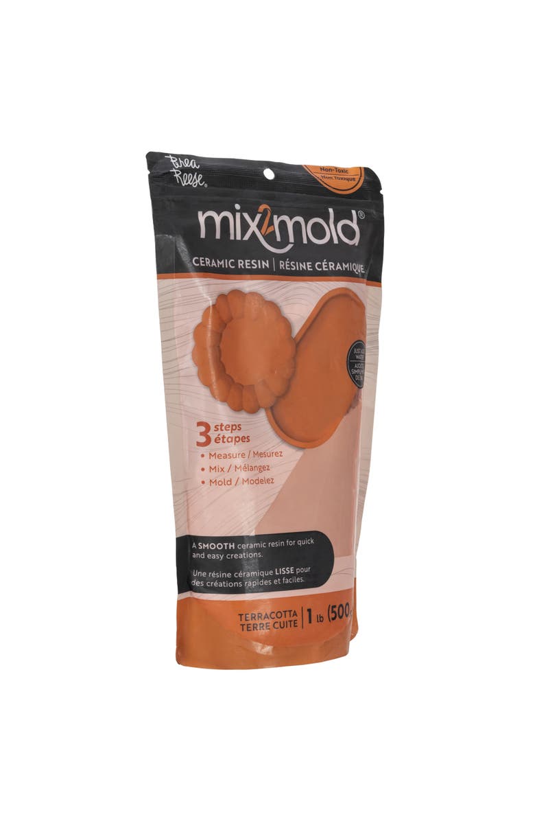 Brea Reese Mix2Mold Ceramic Resin Terracotta Powder 1Lb Bag, Alternate, color, Multicolored