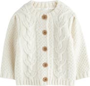 NEXT Kids' Chunky Button-Up Cardigan