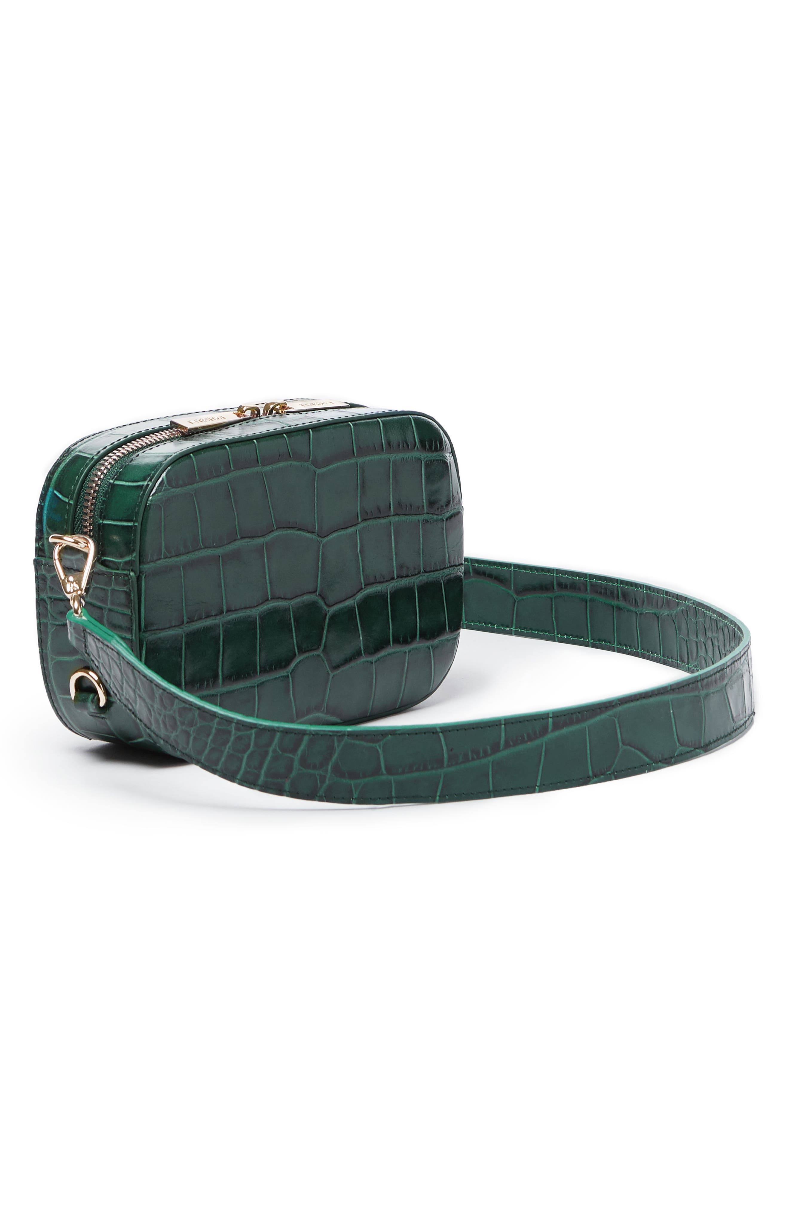 Pop & Suki Croc Embossed Camera Bag, Alternate, color, 