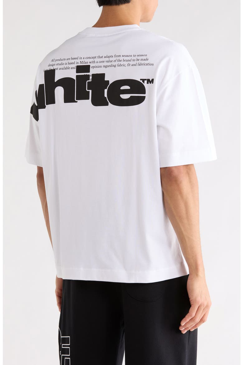 Shared Logo Skate Graphic T-Shirt, Alternate, color, WHITE-BLACK