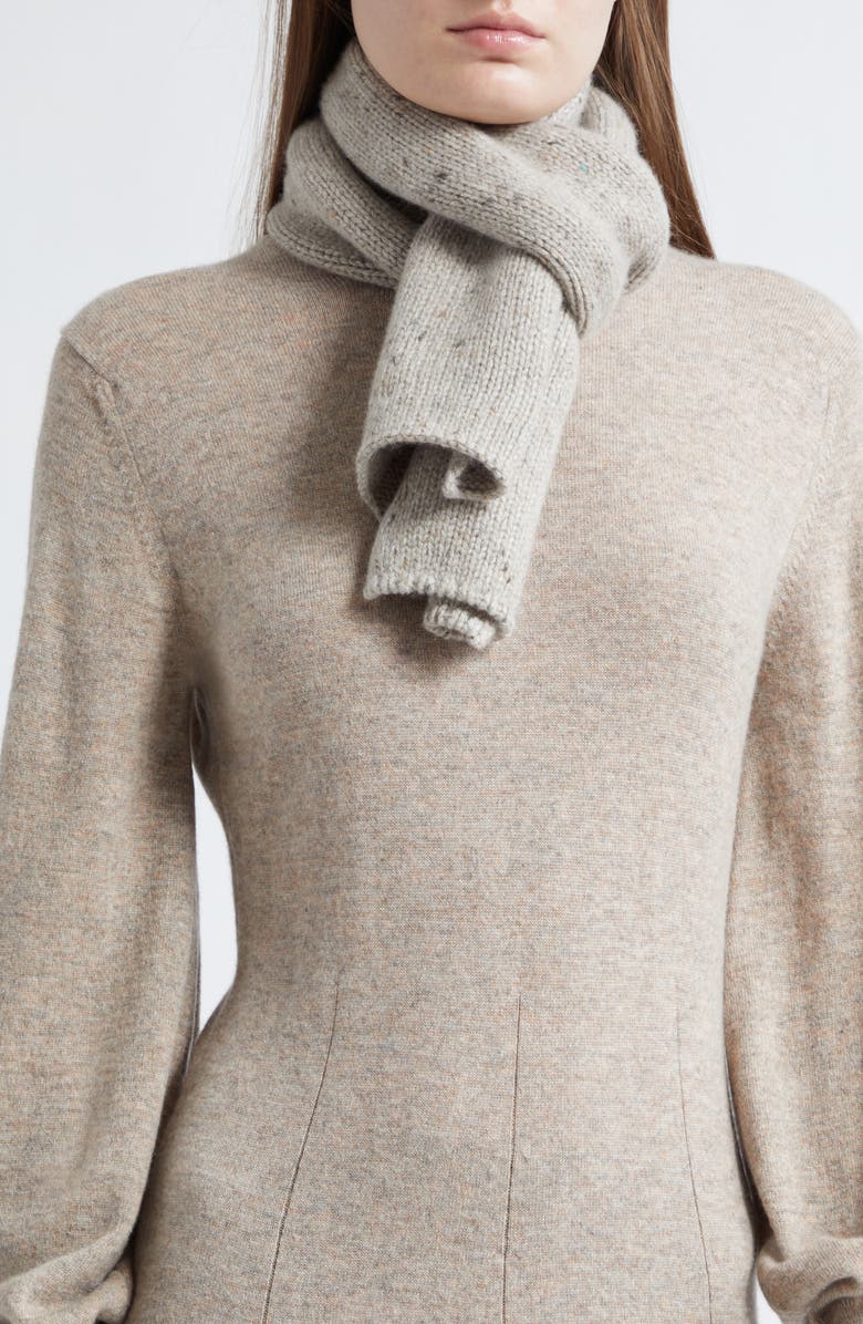 Johnstons of Elgin Tieree Donegal Cashmere Scarf, Alternate, color, Ha0397 Islander Donegal