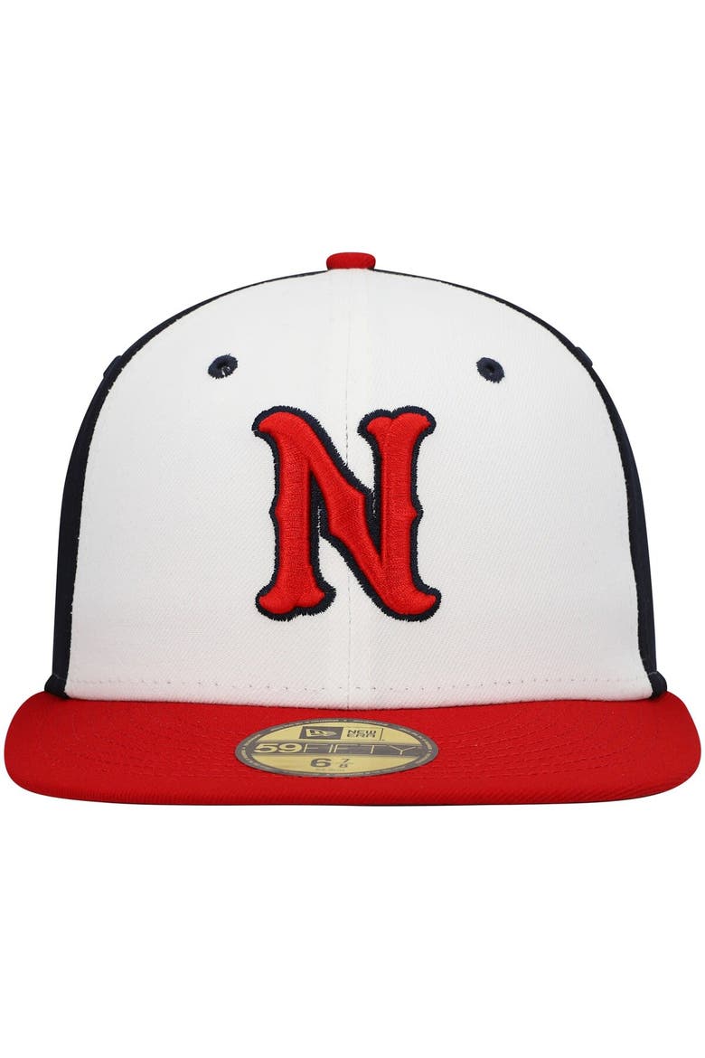 Men's New Era White Nashville Sounds Authentic Collection Team Alternate 59FIFTY Fitted Hat, Alternate, color, White