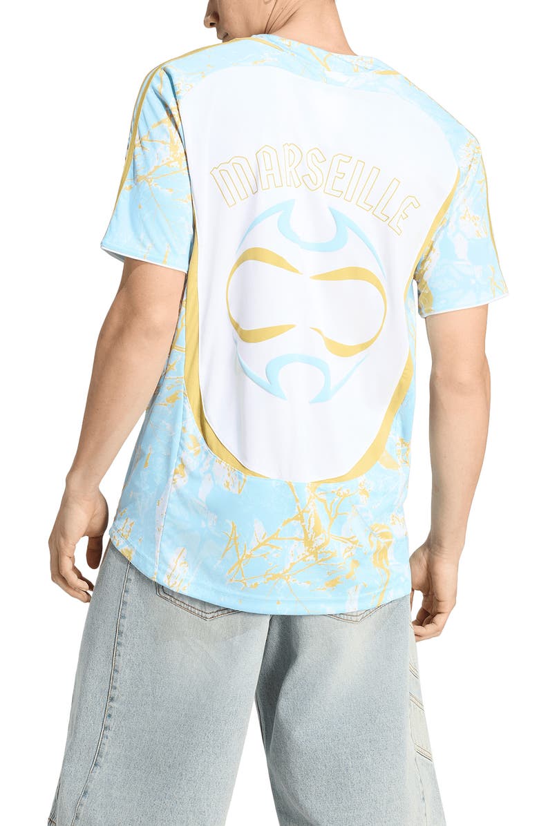 adidas France Graphic Jersey, Alternate, color, White/ Pyrite/ Icey Blue