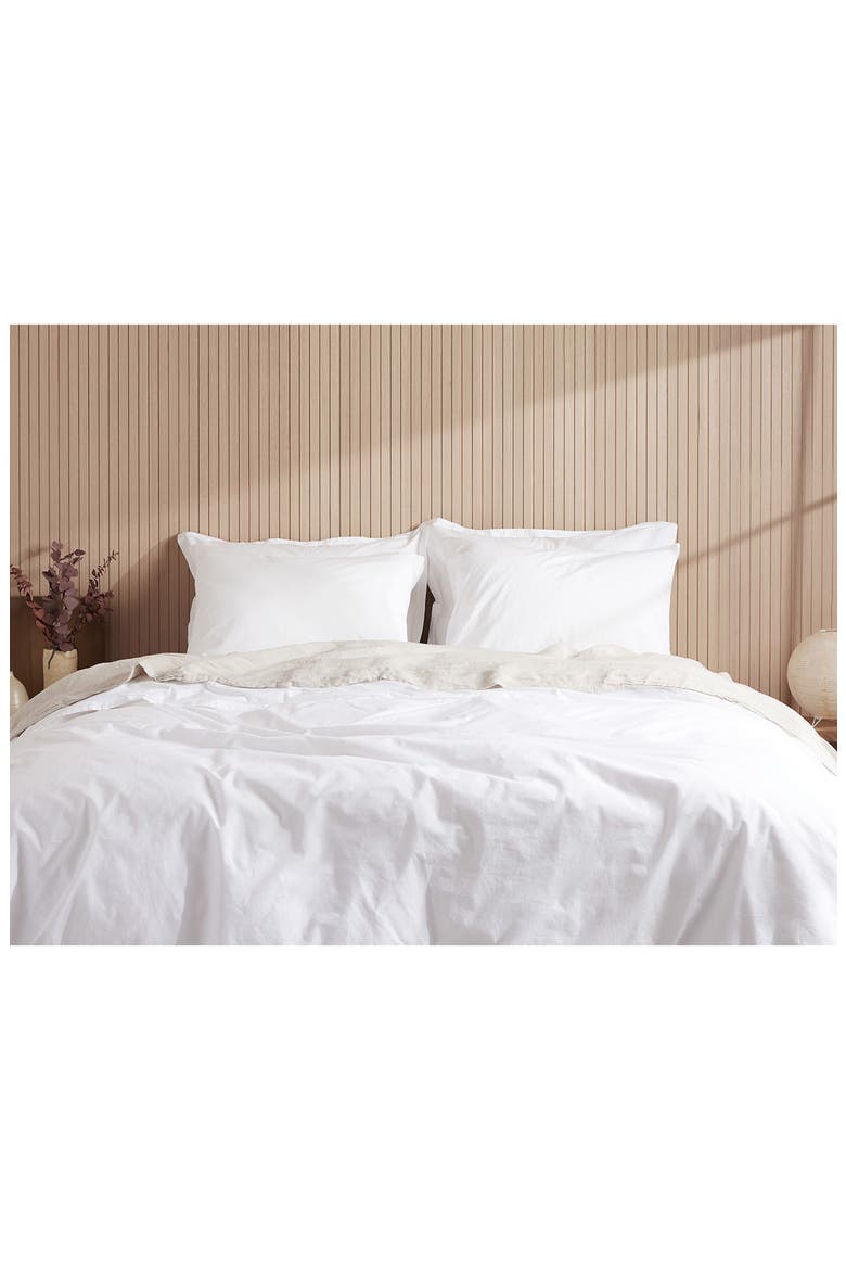 Percale Pillowcases, Alternate, color, WHITE