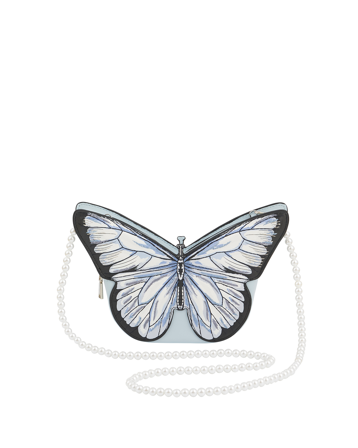 Fable England Blue Butterfly Bag, Main, color, Blue