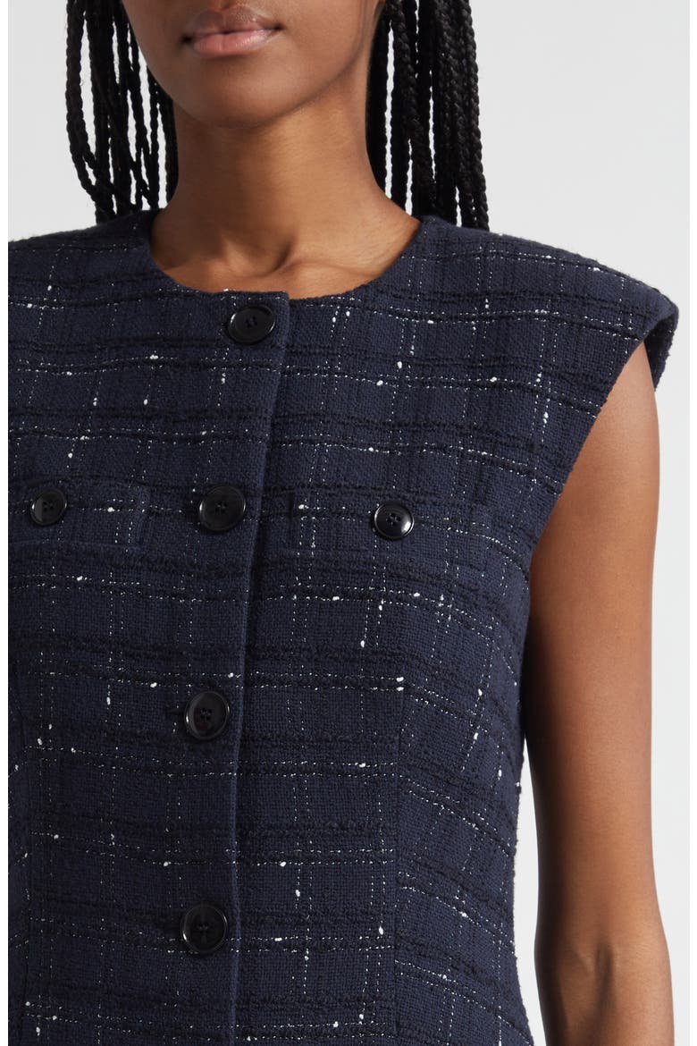 Tamara Sleeveless Minidress, Alternate, color, NAVY OFF WHITE