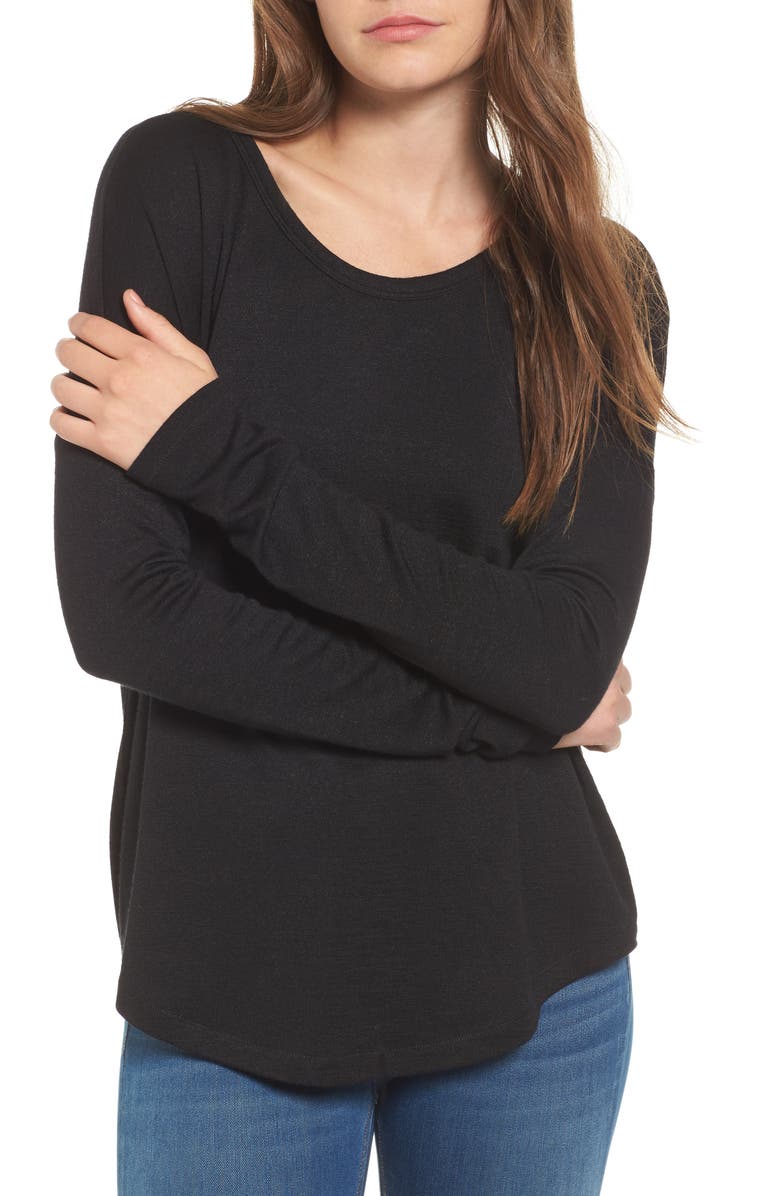 rag & bone The Knit Long Sleeve Tee, Main, color,