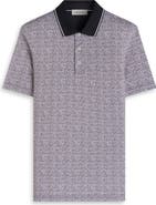 Bugatchi Performance Floral Polo