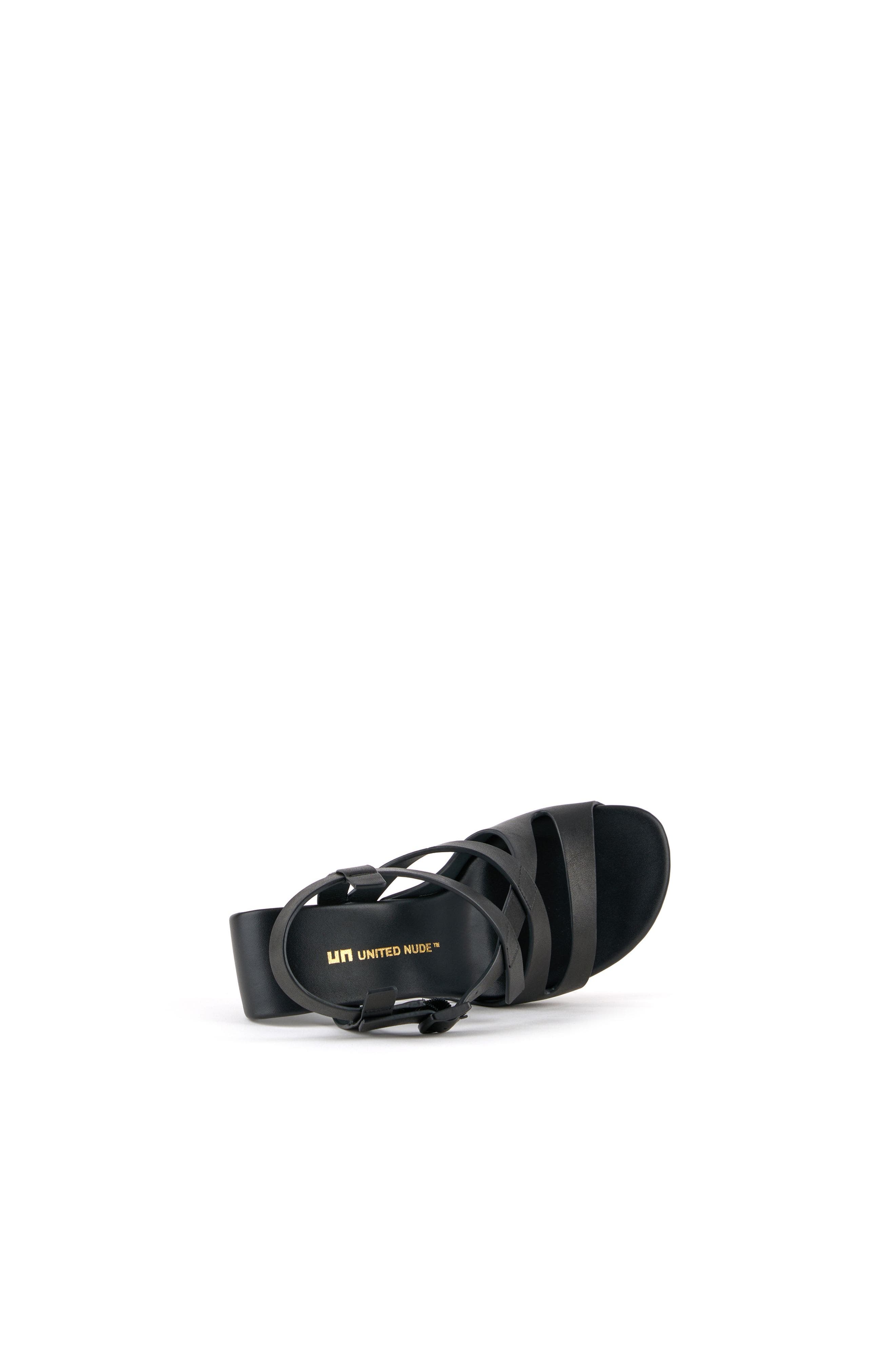 United Nude Mobius Straps Hi Sandals, Alternate, color, Black
