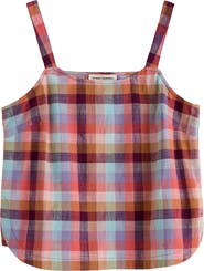 Seasalt Cornwall Hare's Tail Check Organic Cotton Tank