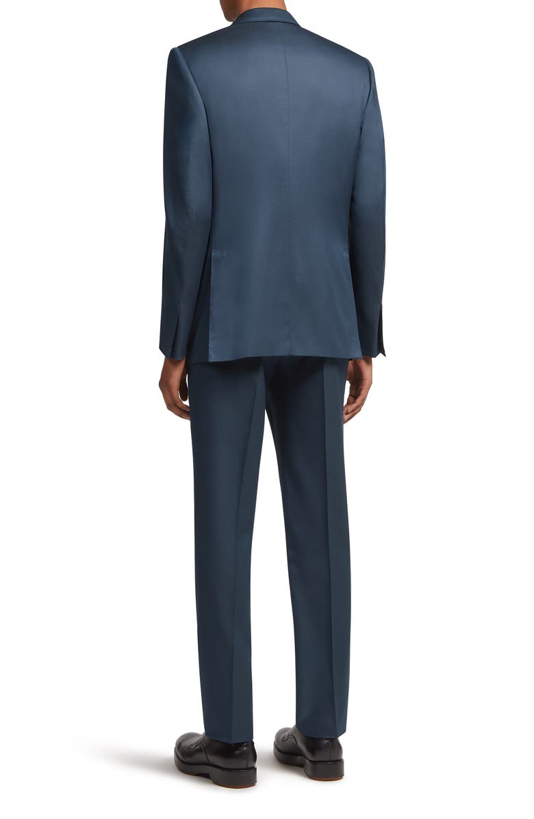 ZEGNA Centoventimila Couture Wool Suit, Alternate, color, Petrol Blue