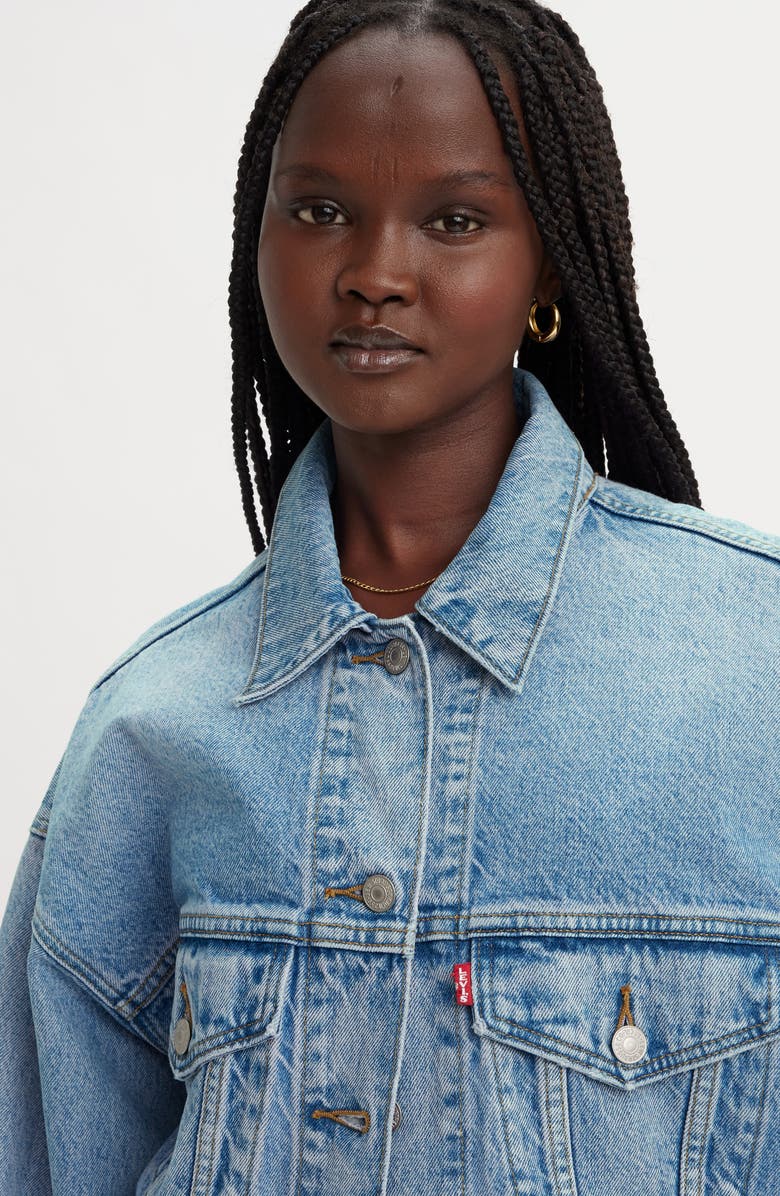 Levi's<sup>®</sup> '90s Denim Trucker Jacket, Alternate, color,