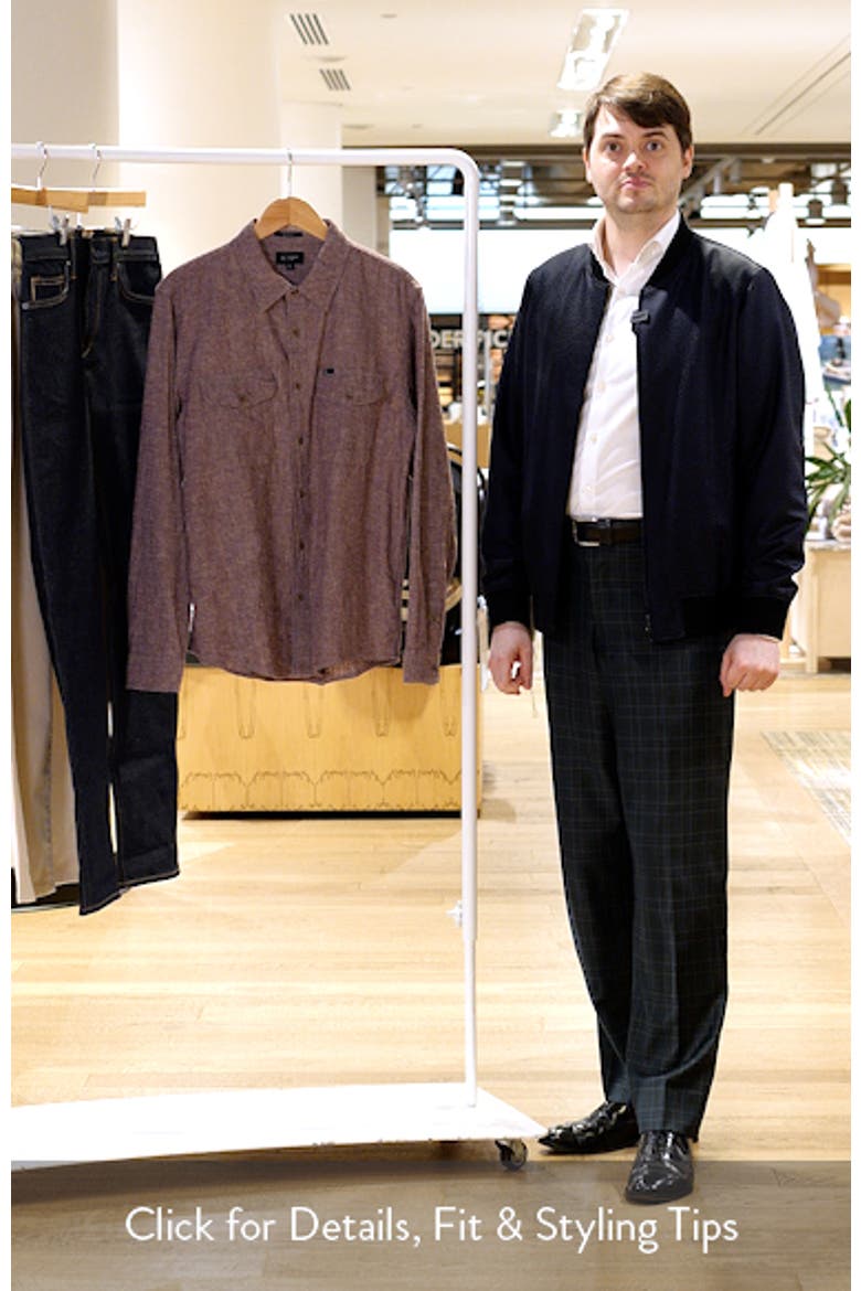 Miller CPO Linen & Cotton Button-Up Shirt video