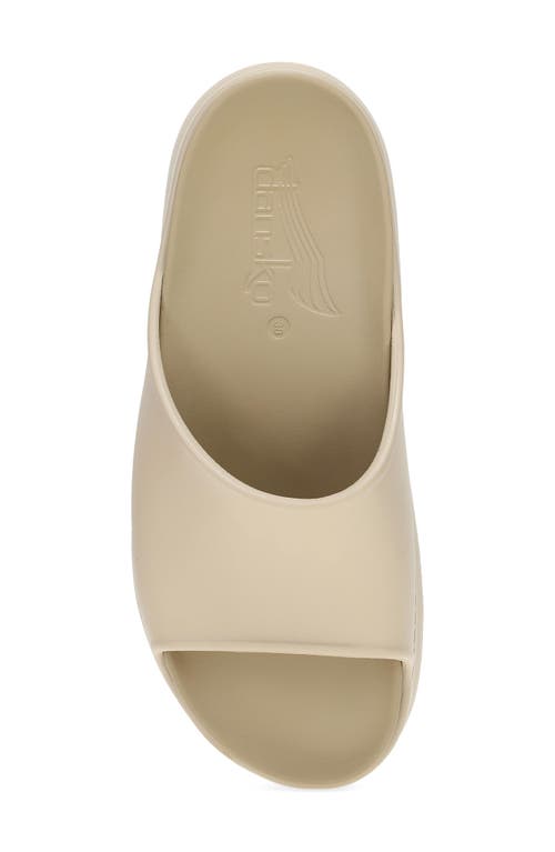 Dansko Devyn Recovery Slide Sandal In Sand Molded