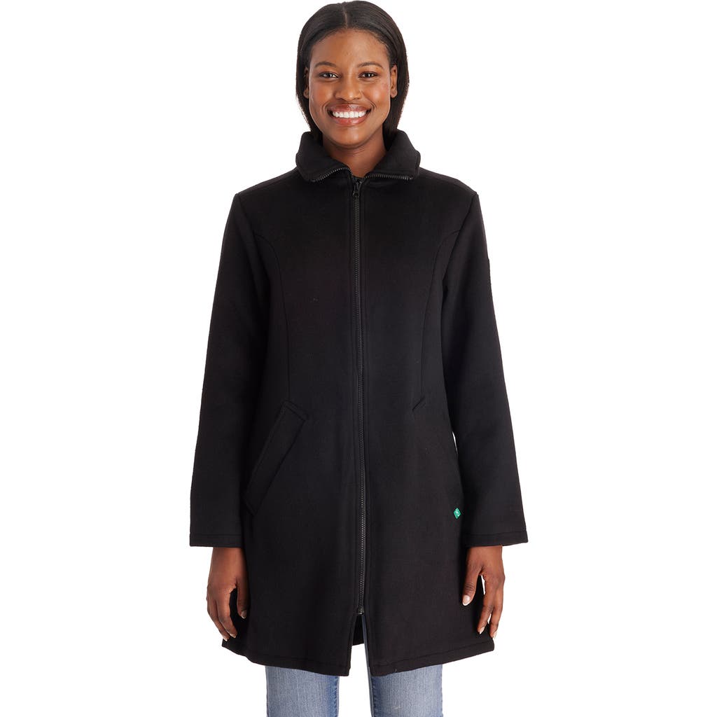 Modern Eternity Maternity Modern Eternity Khloe 3-in-1 Wool-blend Maternity Coat Semi-fitted In Black
