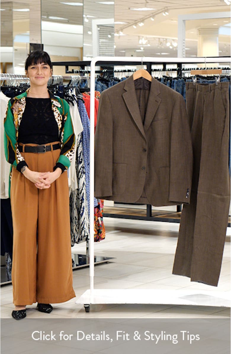 Icon Relaxed Fit Linen Suit, sales video thumbnail