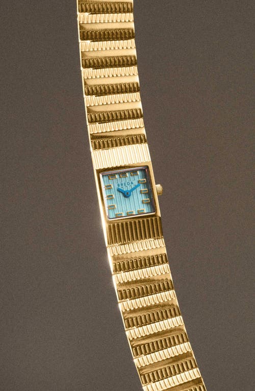 Breda Groove Metal Bracelet Watch In Turquiose, Women's At Urban Outfitters